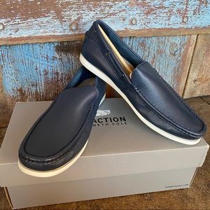 Kenneth Cole Reaction Pot Luck Slip On Navy Loafer